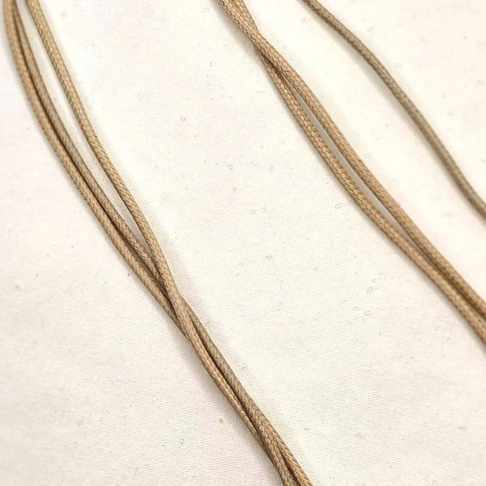 Chicos Boho Rose Quartz and Jasper Gemstone Leather Long Necklace - Picture 14 of 15